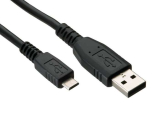 Univerzální USB-MICRO USB kabel 500mA Black