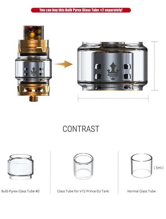Clearomizer Smoktech TFV12 Prince Cloud Beast Silver