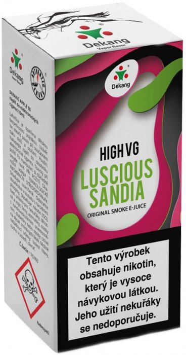 Liquid Dekang High VG Luscious Sandia 10ml - 6mg (Vodní meloun)
