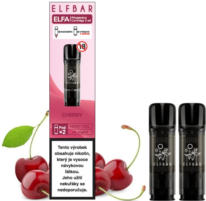 Cartridge Elf Bar ELFA Pods 2Pack Cherry 20mg 