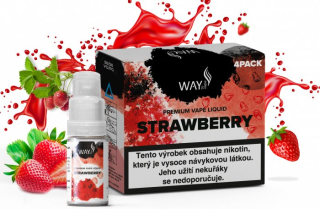 Liquid WAY to Vape 4Pack Strawberry 4x10ml-0mg