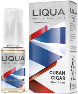 Liquid LIQUA Elements Cuban Tobacco 10ml - 0mg (Kubánský doutník)