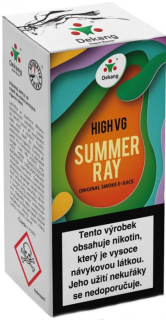 Liquid Dekang High VG Summer Ray 10ml - 6mg (Ovocná směs)