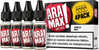 Liquid ARAMAX 4Pack Vanilla Max 4x10ml-3mg