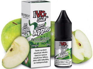 Liquid IVG SALT Sour Green Apple 10ml - 10mg