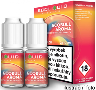 Liquid Ecoliquid Premium 2Pack Ecobull 2x10ml - 3mg (Energetický nápoj)