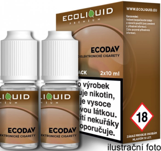 Liquid Ecoliquid Premium 2Pack ECODAV 2x10ml - 20mg