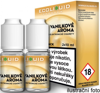 Liquid Ecoliquid Premium 2Pack Vanilla 2x10ml - 18mg (Vanilka)
