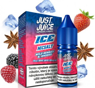 Liquid Just Juice SALT ICE Wild Berries & Aniseed 10ml - 11mg
