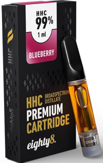 Cartridge Eighty8 HHC, 99% HHC Blueberry 1ml