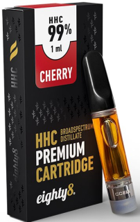 Cartridge Eighty8 HHC, 99% HHC Cherry 1ml
