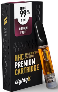 Cartridge Eighty8 HHC, 99% HHC Dragon Fruit 1ml