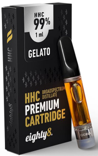 Cartridge Eighty8 HHC, 99% HHC Gelato 1ml