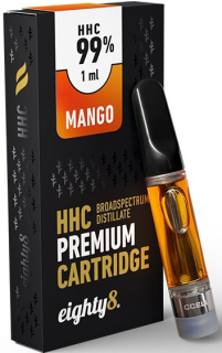 Cartridge Eighty8 HHC, 99% HHC Mango 1ml
