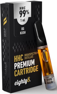 Cartridge Eighty8 HHC, 99% HHC OG Kush 1ml