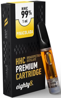Cartridge Eighty8 HHC, 99% HHC Pinacolada 1ml