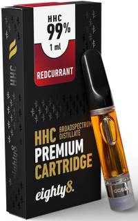 Cartridge Eighty8 HHC, 99% HHC Red Currant 1ml