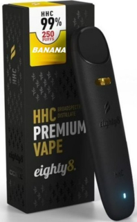 Vaporizační pero Eighty8 HHC, 99% HHC Vape Banana 0,5ml