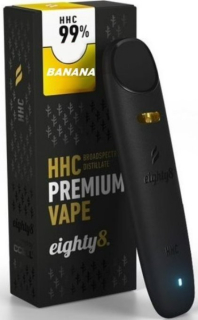 Vaporizační pero Eighty8 HHC, 99% HHC Vape Banana 2ml