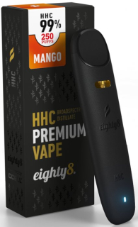 Vaporizační pero Eighty8 HHC, 99% HHC Vape Mango 0,5ml