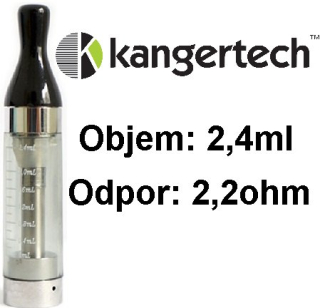 Clearomizer Kangertech CC/T2  2,4ml 2,2ohm Black