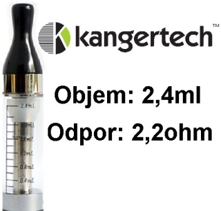 Clearomizer Kangertech CC/T2 2,4ml 2,2ohm Clear