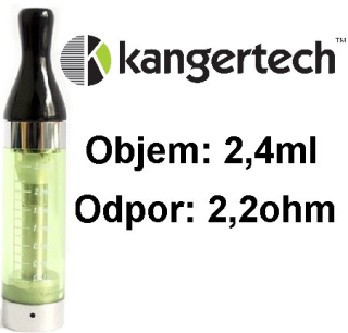 Clearomizer Kangertech CC/T2 2,4ml 2,2ohm Green