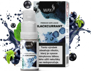 Liquid WAY to Vape Blackcurrant 10ml-6mg