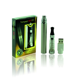 E-cigareta eGo CE 4 start kit 1100mAh 1ks stříbrná 