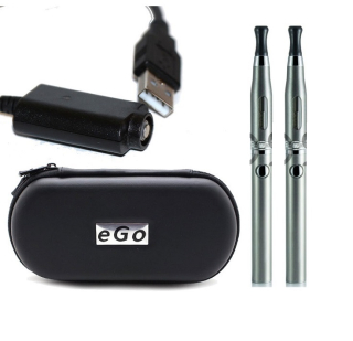  E-cigareta ce5-S bezknotový 1100 mAh, 2ks silver