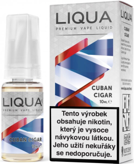 Liquid LIQUA Elements Cuban Tobacco 10ml - 3mg (Kubánský doutník)